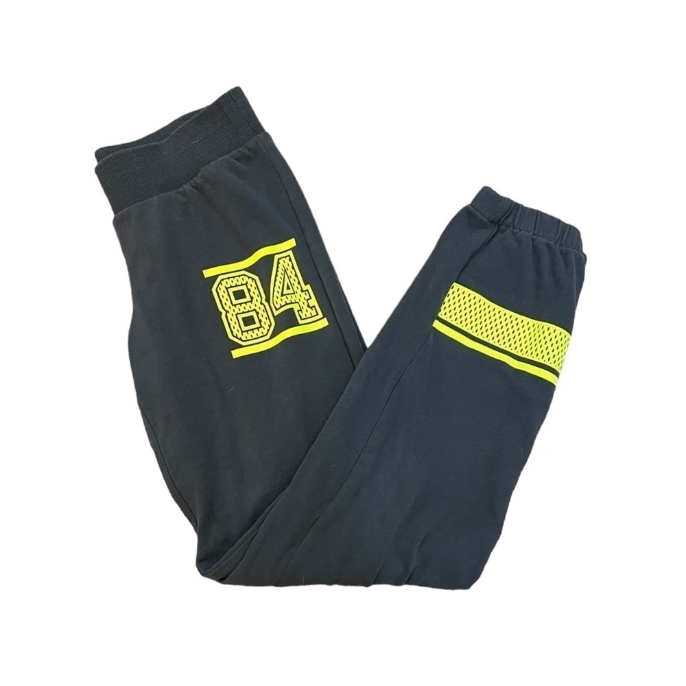 NO BOUNDARIES Grey Like Green Graphic Print Elastic Waist Skinny Leg Jogger XS